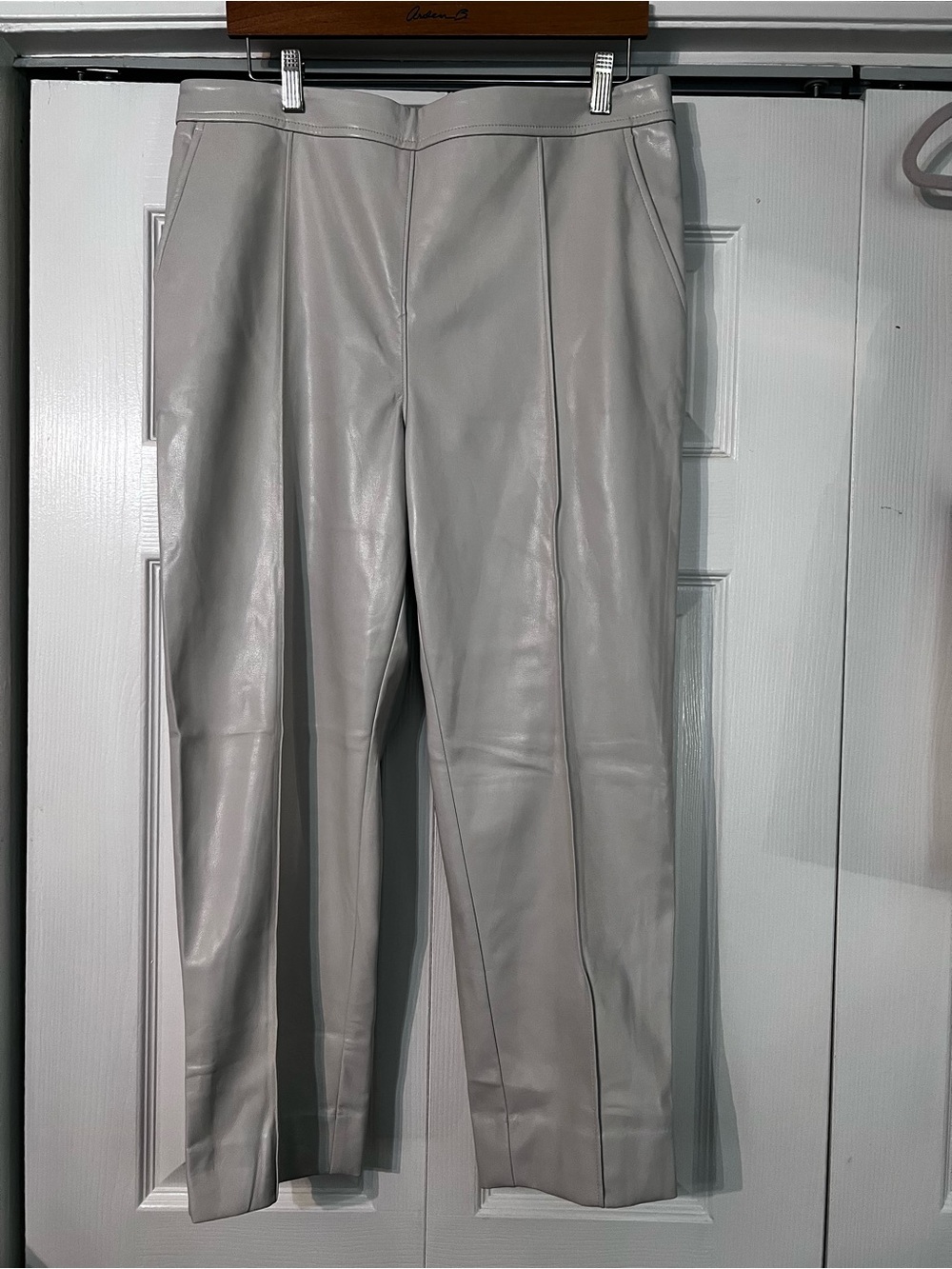 Banana Republic Greige Vegan Leather Paints